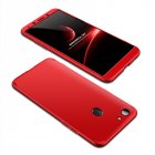 For OPPO A73 F5 F5 Youth A75 Taiwan Slim 3 in 1 Hybrid Hard Case Full Body 360 Degree Protection Back Cover red