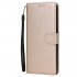 For OPPO A8   A31 Realme XT   X2 Mobile Phone Case PU Buckle Closure Wallet Design Cards Slots All round Protection Phone Cover  Golden