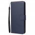 For OPPO A8   A31 Realme XT   X2 Mobile Phone Case PU Buckle Closure Wallet Design Cards Slots All round Protection Phone Cover  blue