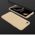 For OPPO A83 A1 Ultra Slim PC Back Cover Non slip Shockproof 360 Degree Full Protective Case Gold