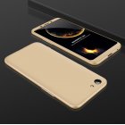 For OPPO A83 A1 Ultra Slim PC Back Cover Non slip Shockproof 360 Degree Full Protective Case Gold