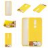 For OPPO F11 PRO Cartoon Lovely Coloured Painted Soft TPU Back Cover Non slip Shockproof Full Protective Case with Lanyard yellow
