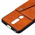 For OPPO F11 pro PU Leather Flip Stand Shockproof Cell Phone Cover Double Buckle Anti dust Case With Card Slots Pocket Light Brown