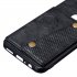 For OPPO F11 pro PU Leather Flip Stand Shockproof Cell Phone Cover Double Buckle Anti dust Case With Card Slots Pocket black
