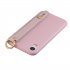 For OPPO F11 pro Simple Solid Color Chic Wrist Rope Bracket Matte TPU Anti scratch Non slip Protective Cover Back Case 11 Lotus pink