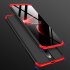 For OPPO F11 pro Ultra Slim PC Back Cover Non slip Shockproof 360 Degree Full Protective Case Red black red