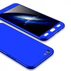 For OPPO F3 PLUS Ultra Slim PC Back Cover Non slip Shockproof 360 Degree Full Protective Case blue