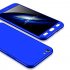 For OPPO F3 PLUS Ultra Slim PC Back Cover Non slip Shockproof 360 Degree Full Protective Case blue