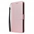For OPPO F7 Wallet type PU Leather Protective Phone Case with Buckle   3 Card Position black