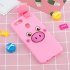 For OPPO F9 F9 PRO 3D Cute Coloured Painted Animal TPU Anti scratch Non slip Protective Cover Back Case Striped bear