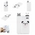 For OPPO F9 F9 PRO 3D Cute Coloured Painted Animal TPU Anti scratch Non slip Protective Cover Back Case Smiley panda