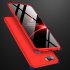 For OPPO F9 F9 Pro 3 in 1 360 Degree Non slip Shockproof Full Protective Case red