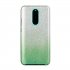 For OPPO F9 F9 Pro A7X F11 Pro A8 A31 Phone Case Gradient Color Glitter Powder Phone Cover with Airbag Bracket green