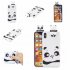 For OPPO R17 PRO 3D Cute Coloured Painted Animal TPU Anti scratch Non slip Protective Cover Back Case sapphire