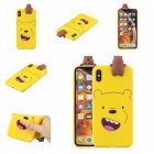 For OPPO Realme 2 A5 Indian Version 3D Cute Coloured Painted Animal TPU Anti scratch Non slip Protective Cover Back Case yellow