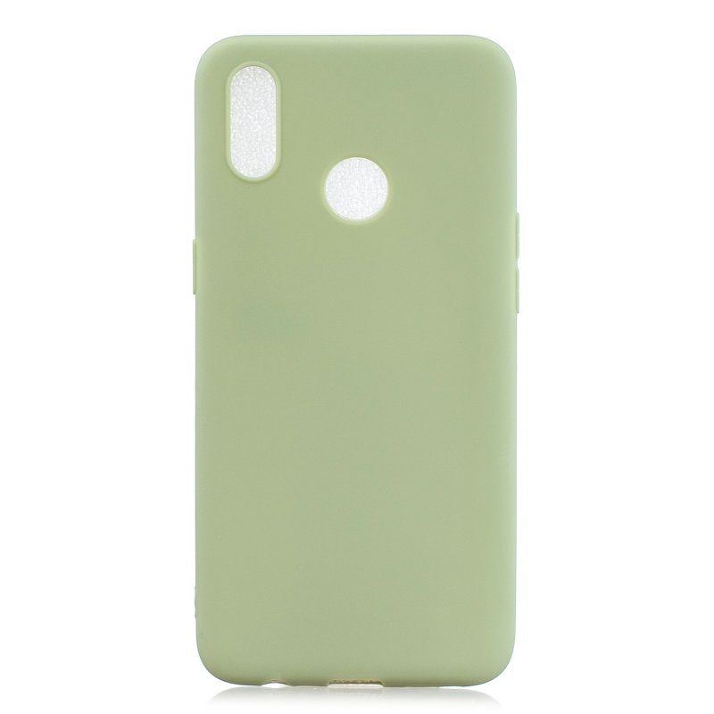 For OPPO Realme 3 Lovely Candy Color Matte TPU Anti-scratch Non-slip Protective Cover Back Case 10