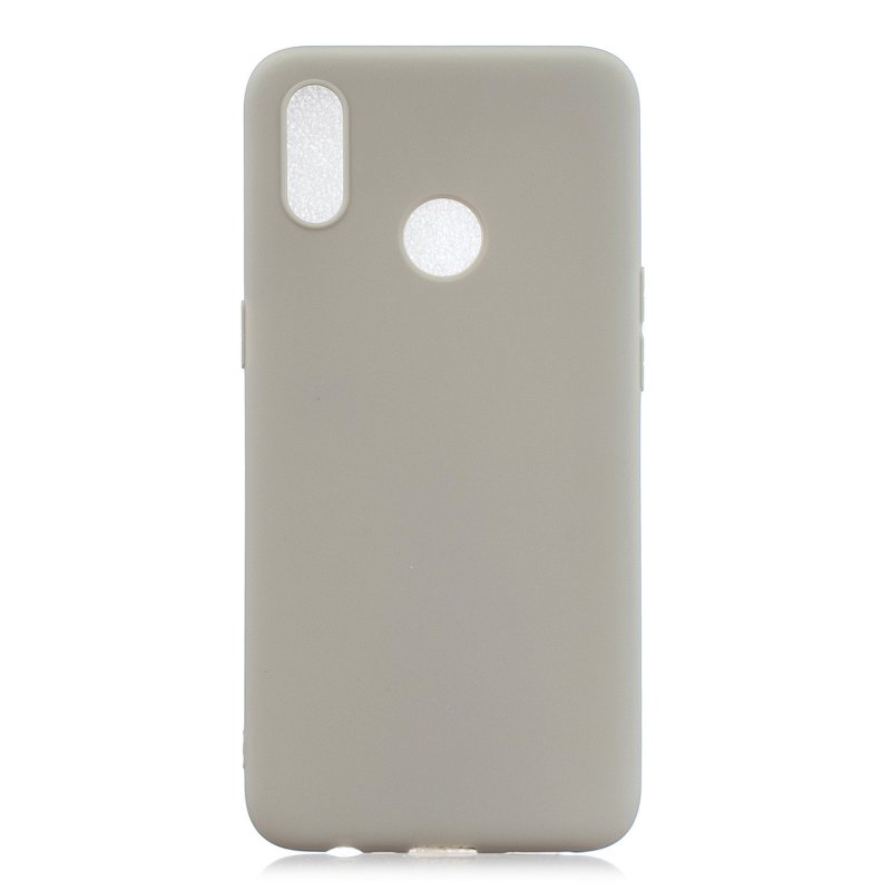 For OPPO Realme 3 Lovely Candy Color Matte TPU Anti-scratch Non-slip Protective Cover Back Case 12