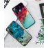 For OPPO Realme 3 Pro Realme 5 Realme 5 Pro Mobile Shell Soft TPU Phone Case Glass Back Panel Gradient Design Overall Protective Shell Colorful nebula