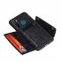 For OPPO Realme 5 5 Pro Mobile Phone Shell Buckle Closure Wallet Design Overall Protective Smartphone Cover  black