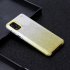 For OPPO Realme 5 Realme 5 Pro A5 2020 A9 2020 A52 A92 Phone Case Gradient Color Glitter Powder Phone Cover with Airbag Bracket yellow