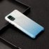 For OPPO Realme 5 Realme 5 Pro A5 2020 A9 2020 A52 A92 Phone Case Gradient Color Glitter Powder Phone Cover with Airbag Bracket blue