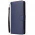 For OPPO Realme 5 Rro Cellphone Cover Buckle Closure Cards Holder Wallet Design Stand Function PU Leather Smart Shell Overall Protection  blue