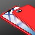 For OPPO Realme C2 Ultra Slim PC Back Cover Non slip Shockproof 360 Degree Full Protective Case red