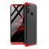 For OPPO Realme C3 360Dgree Full Protection Shockproof PC Phone Back Cover  Red black red