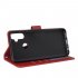 For OPPO Realme C3 Realme 6 PU Leather Mobile Phone Cover with 3 Cards Slots Phone Frame red