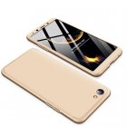 For OPPO Redlme 1 F7 Youth Ultra Slim PC Back Cover Non slip Shockproof 360 Degree Full Protective Case Gold
