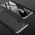 For OPPO Reno 4  Reno 4 Pro International Edition Mobile Phone Cover 360 Degree Full Protection Phone Case Silver black silver