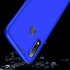 For OPPO realme3 Ultra Slim PC Back Cover Non slip Shockproof 360 Degree Full Protective Case blue