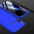 For OPPO realme3 Ultra Slim PC Back Cover Non slip Shockproof 360 Degree Full Protective Case blue