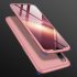For OPPO realme3 Ultra Slim PC Back Cover Non slip Shockproof 360 Degree Full Protective Case Rose gold