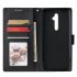 For Oppo A9 2020 Reno 2Z Cellphone Shell PU Leather Mobile Phone Cover Stand Available Anti drop Elegant Smartphone Case Black