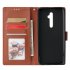 For Oppo A9 2020 Reno 2Z Cellphone Shell PU Leather Mobile Phone Cover Stand Available Anti drop Elegant Smartphone Case Brown