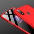 For Oppo Realme 3 pro Ultra Slim PC Back Cover Non slip Shockproof 360 Degree Full Protective Case red