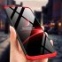 For Oppo Realme 3 pro Ultra Slim PC Back Cover Non slip Shockproof 360 Degree Full Protective Case Red black red