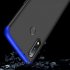 For Oppo Realme 3 pro Ultra Slim PC Back Cover Non slip Shockproof 360 Degree Full Protective Case Blue black blue