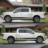 For Pickup Truck Vinyl Decal Sticker Graphics Sport Side Door Stripe Car Sticker  white