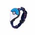 For Pokemon GO Plus Bluetooth Wristband Bracelet Interactive Figure Toys for Nintend Switch Pokemon Go Plus Blue and white manual