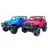 For Rbrc 1 14 Wrangler RC Car Model Toy Simulate 2 4g Four wheel Drive Car RB F1  blue hard top 