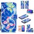 For Redmi 6 pro XIAOMI A2 LITE 3D Coloured Painted Leather Protective Case with Bracket   Card Position   Lanyard Jingle cat