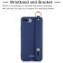 For Redmi 6A Simple Solid Color Chic Wrist Rope Bracket Matte TPU Anti scratch Non slip Protective Cover Back Case 4 red
