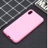 For Redmi 7A Lovely Candy Color Matte TPU Anti scratch Non slip Protective Cover Back Case yellow