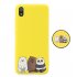 For Redmi 7A Soft TPU Full Cover Phone Case Protector Back Cover Phone Case with Matched Pattern Adjustable Bracket 7 