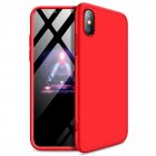 For Redmi 7A Ultra Slim PC Back Cover Non-slip Shockproof 360 Degree Full Protective Case red