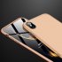 For Redmi 7A Ultra Slim PC Back Cover Non slip Shockproof 360 Degree Full Protective Case gold