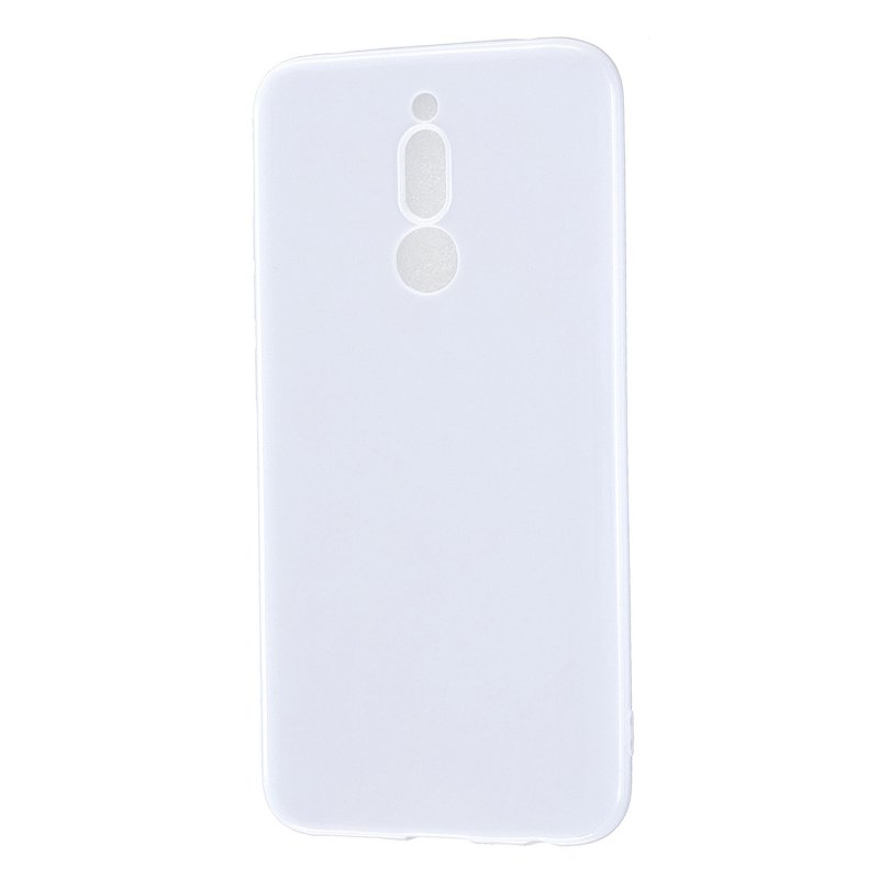 For Redmi 8 / Redmi 8A Cellphone Cover Glossy TPU Phone Case Defender Full Body Protection Smartphone Shell Milk white