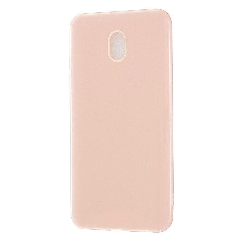 For Redmi 8 / Redmi 8A Cellphone Cover Glossy TPU Phone Case Defender Full Body Protection Smartphone Shell Sakura pink